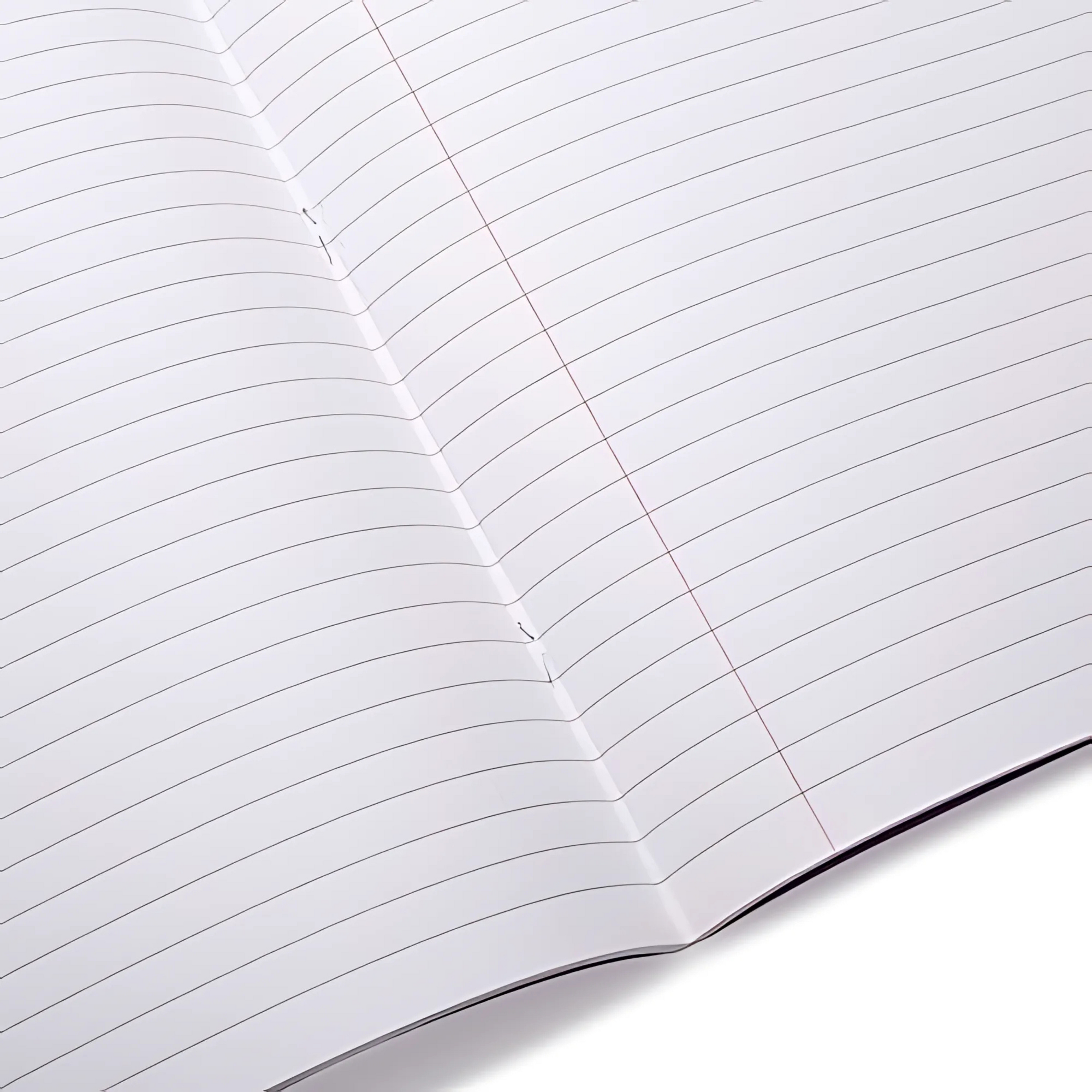 Exercise Book 9x7 Inch – 8mm Ruled with Margin – 80 Pages – Pack of 100