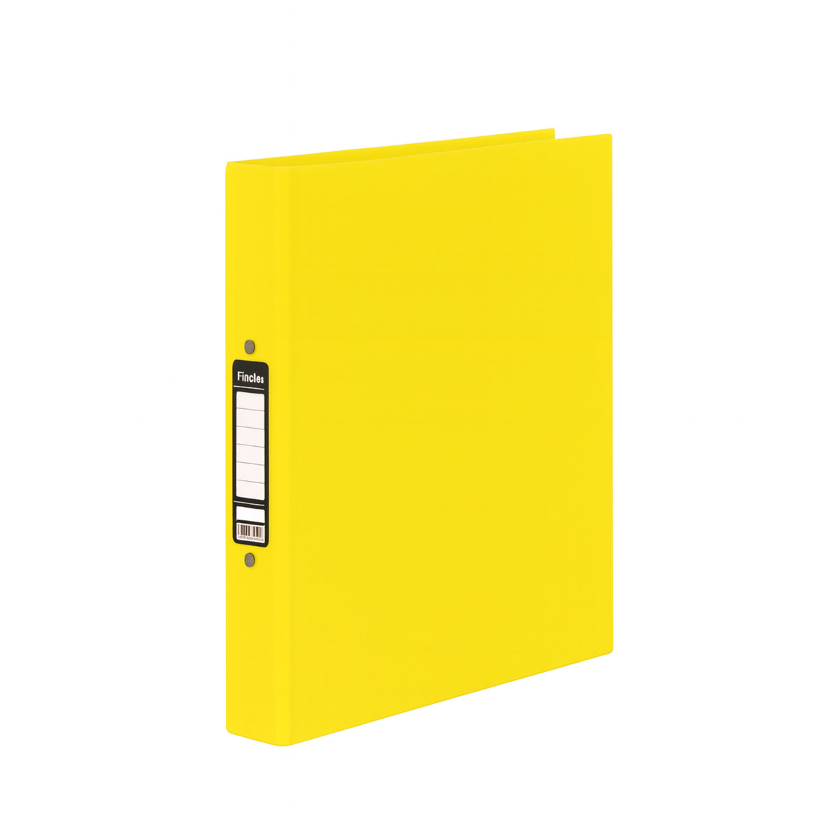 A4 Yellow 2 O-Ring Binder Folder – 25mm Capacity