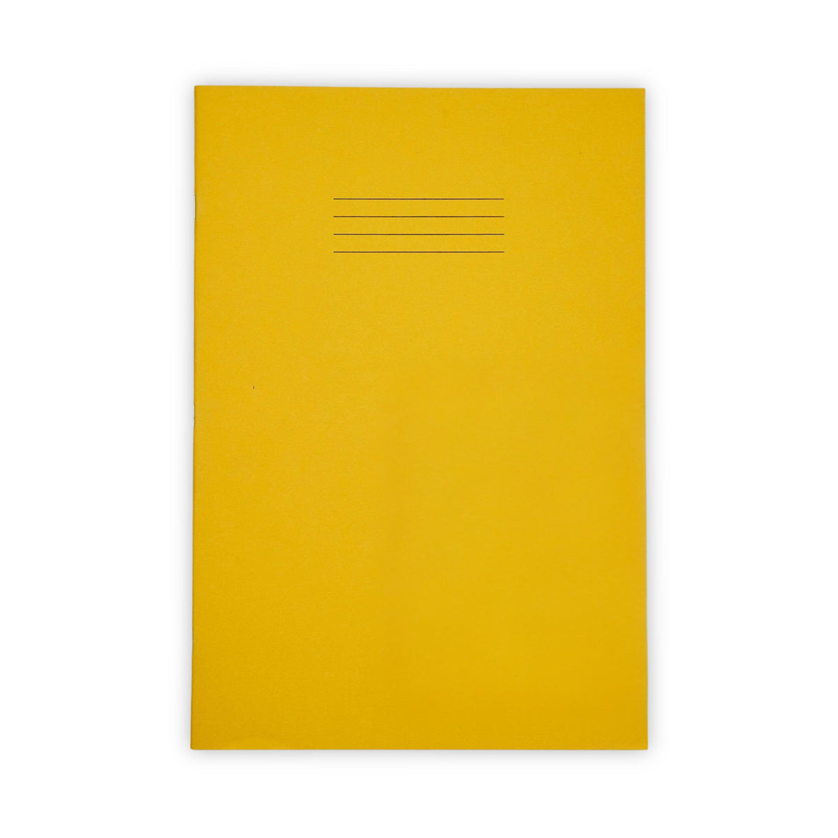 SEN A4 Exercise Books, 12mm Feint, Yellow – Pack of 10