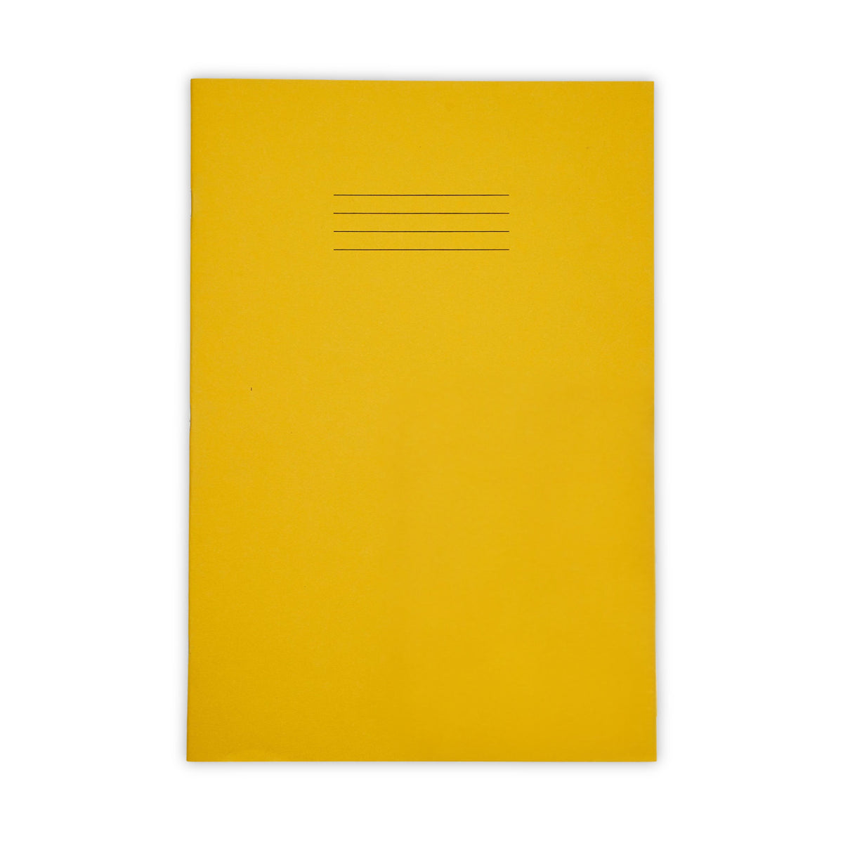 SEN A4 Exercise Books, 8mm Feint, Yellow – Pack of 10