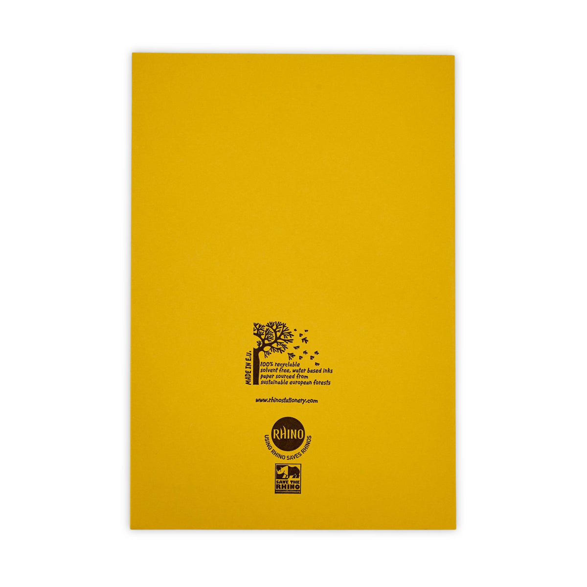 SEN A4 Exercise Books, 8mm Feint, Yellow – Pack of 10