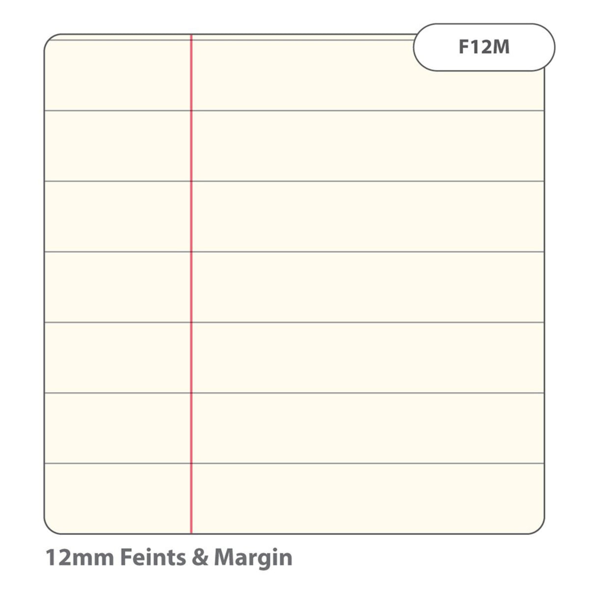 SEN A4 Exercise Books, 12mm Feint, Yellow – Pack of 10