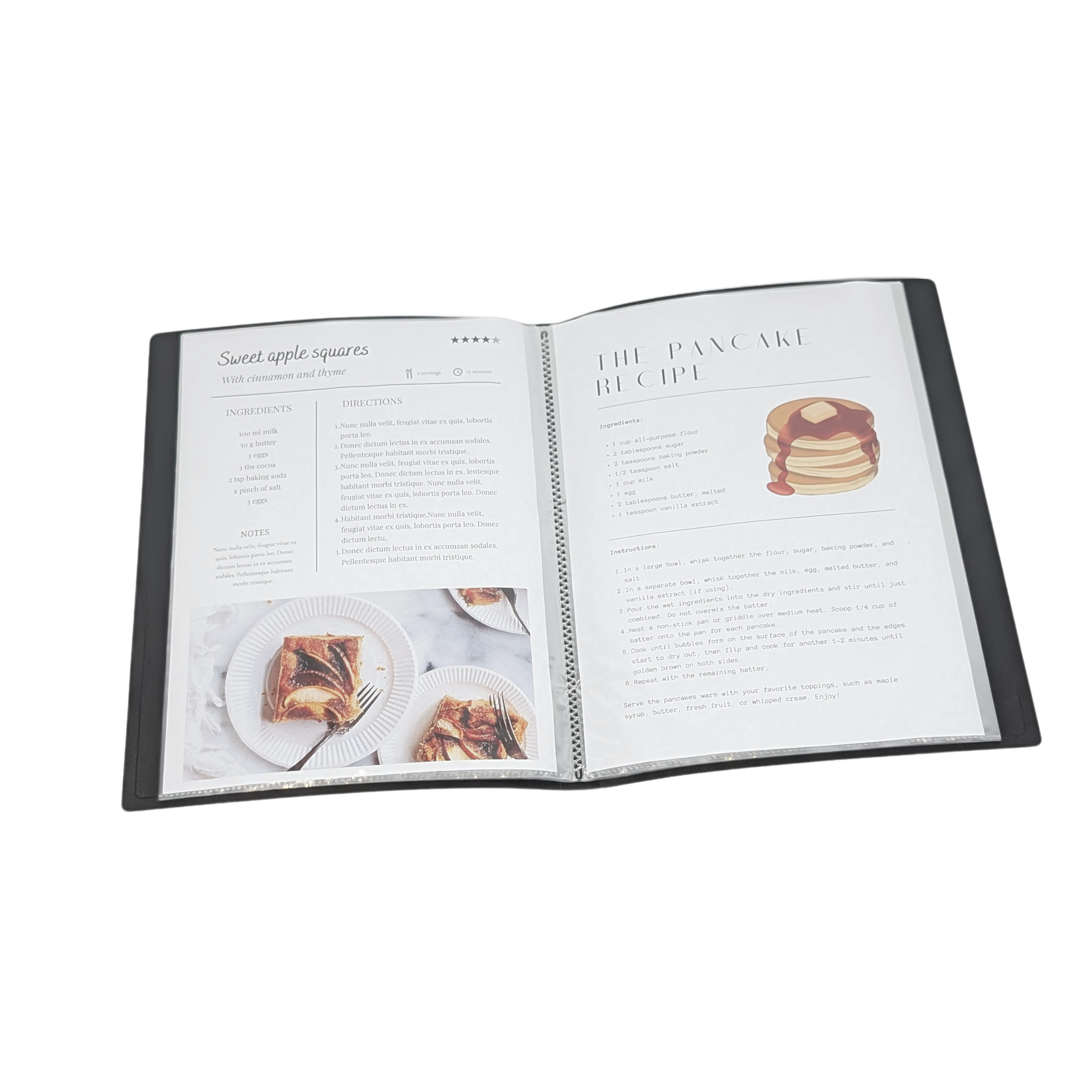 30 Pocket A4 Black Display Book