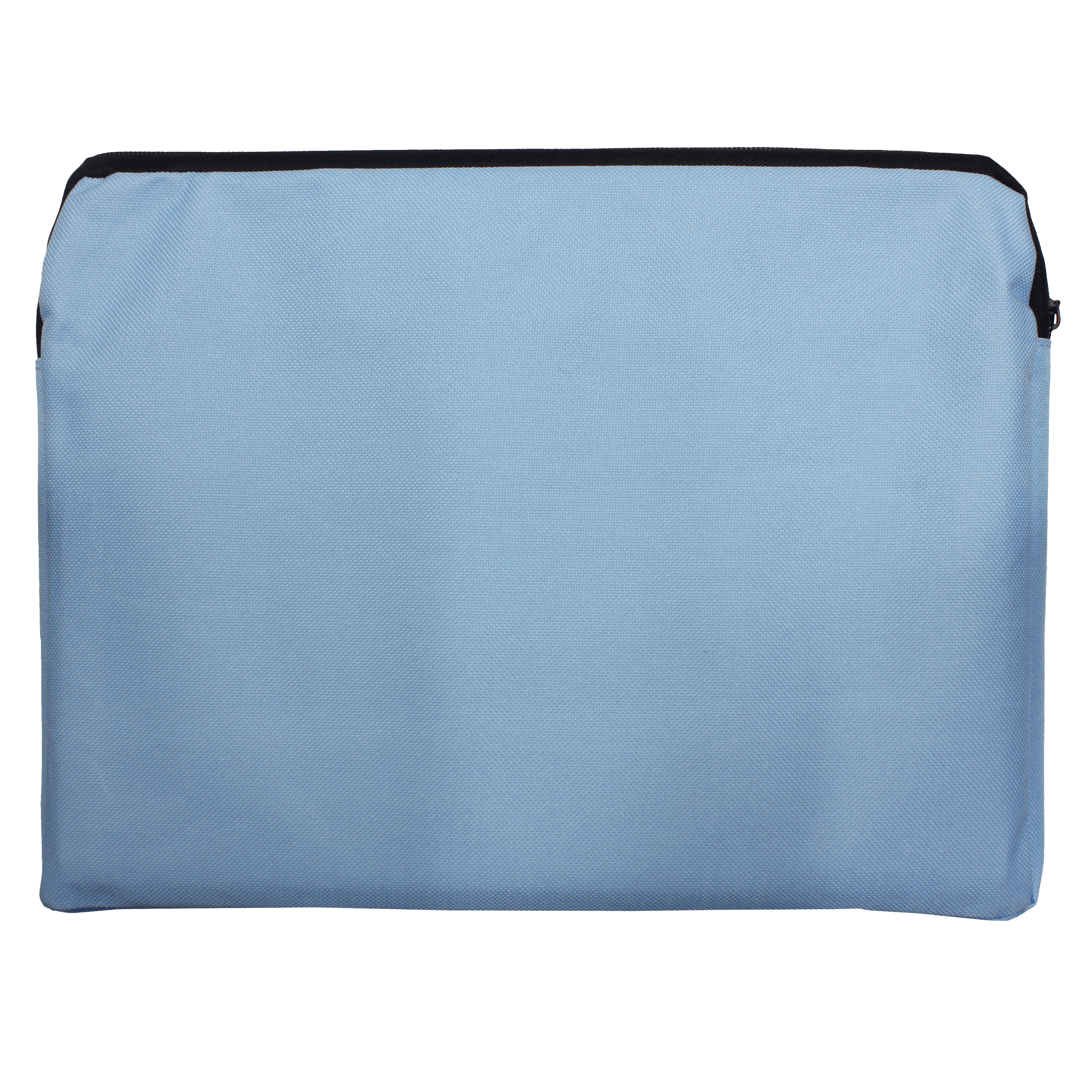 A4 Canvas Document Bag with Zip and Outer Mesh Pocket