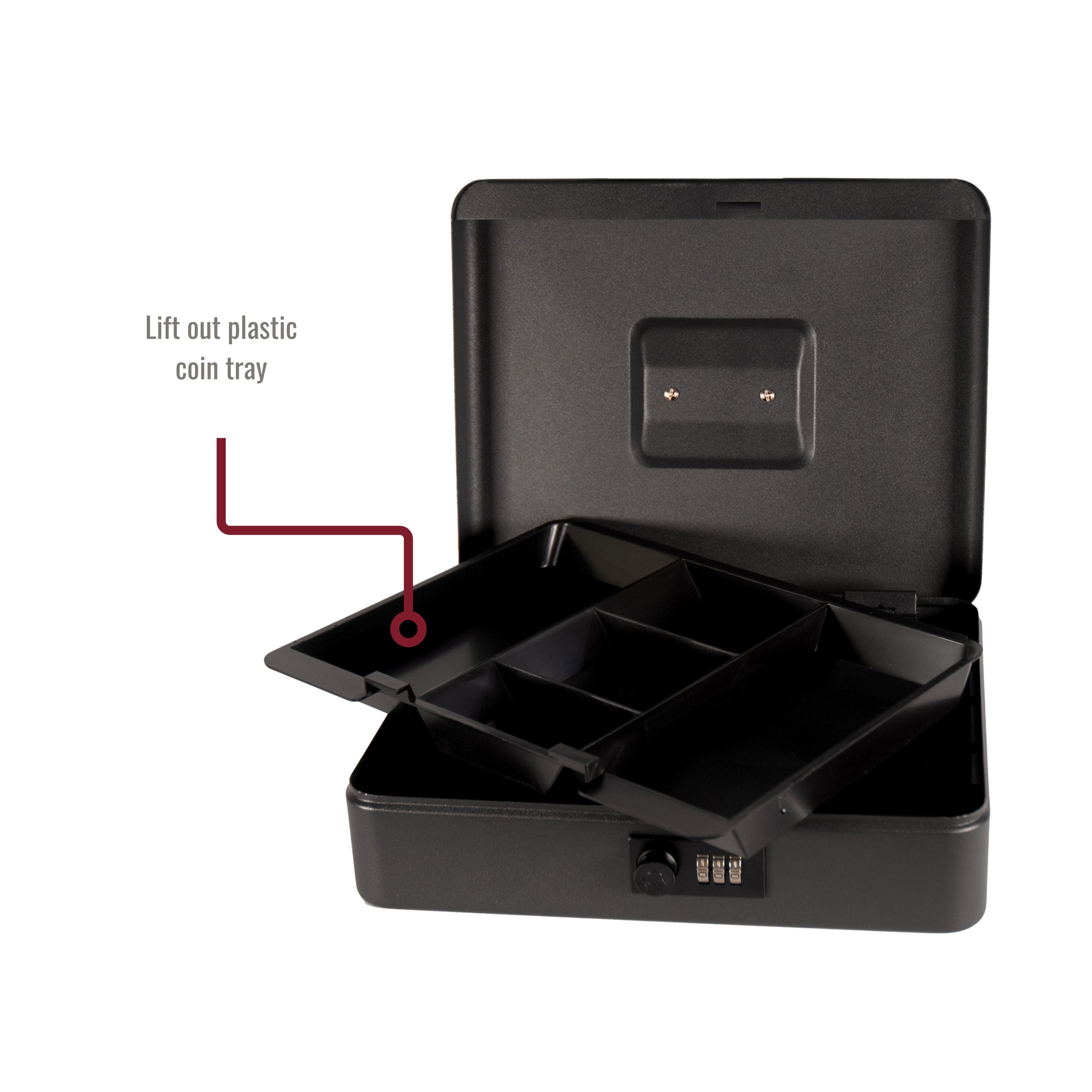 Steel Cash Box with Combination Lock 6-12Inches