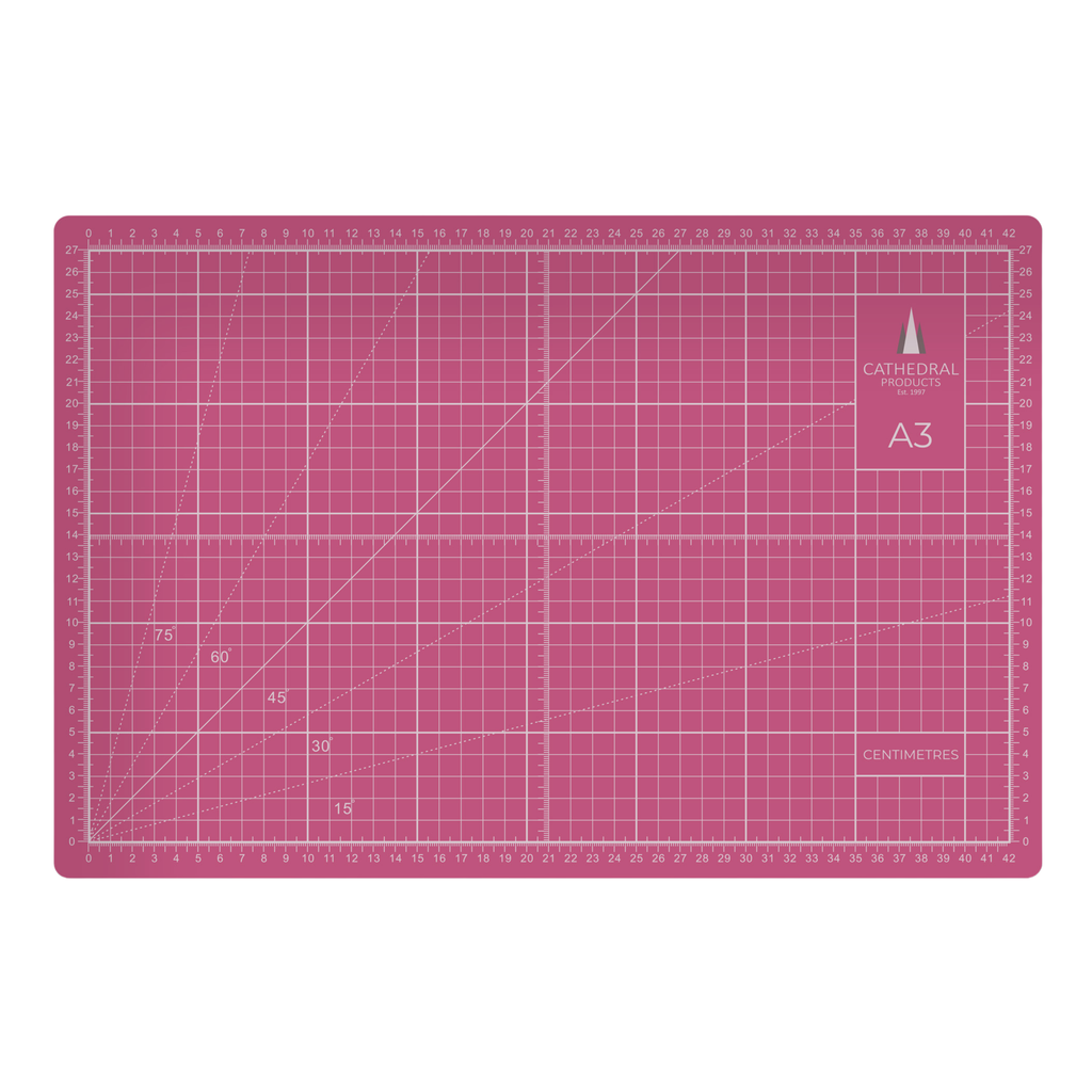 A3 Grey Double-Sided Self-Healing Cutting Mat (420 × 300 mm)