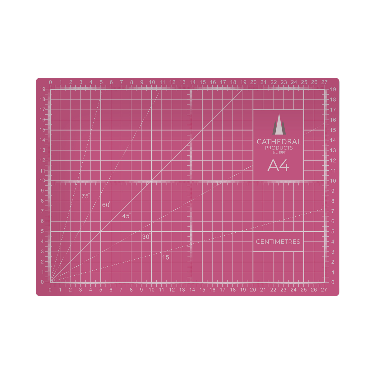 A2 Pink Double-Sided Self-Healing Cutting Mat (600 × 420 mm)