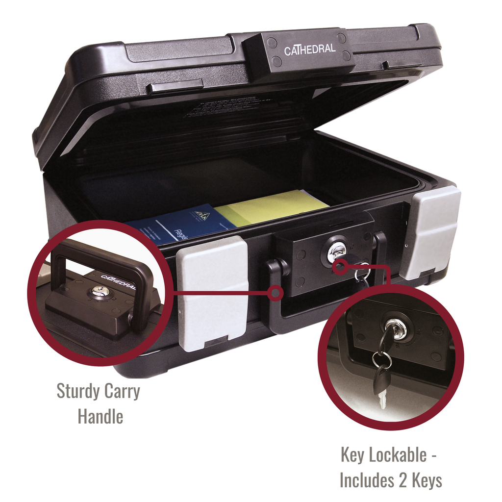 DSBA4 UL Certified Lockable A4 Fire & Waterproof Security Chest