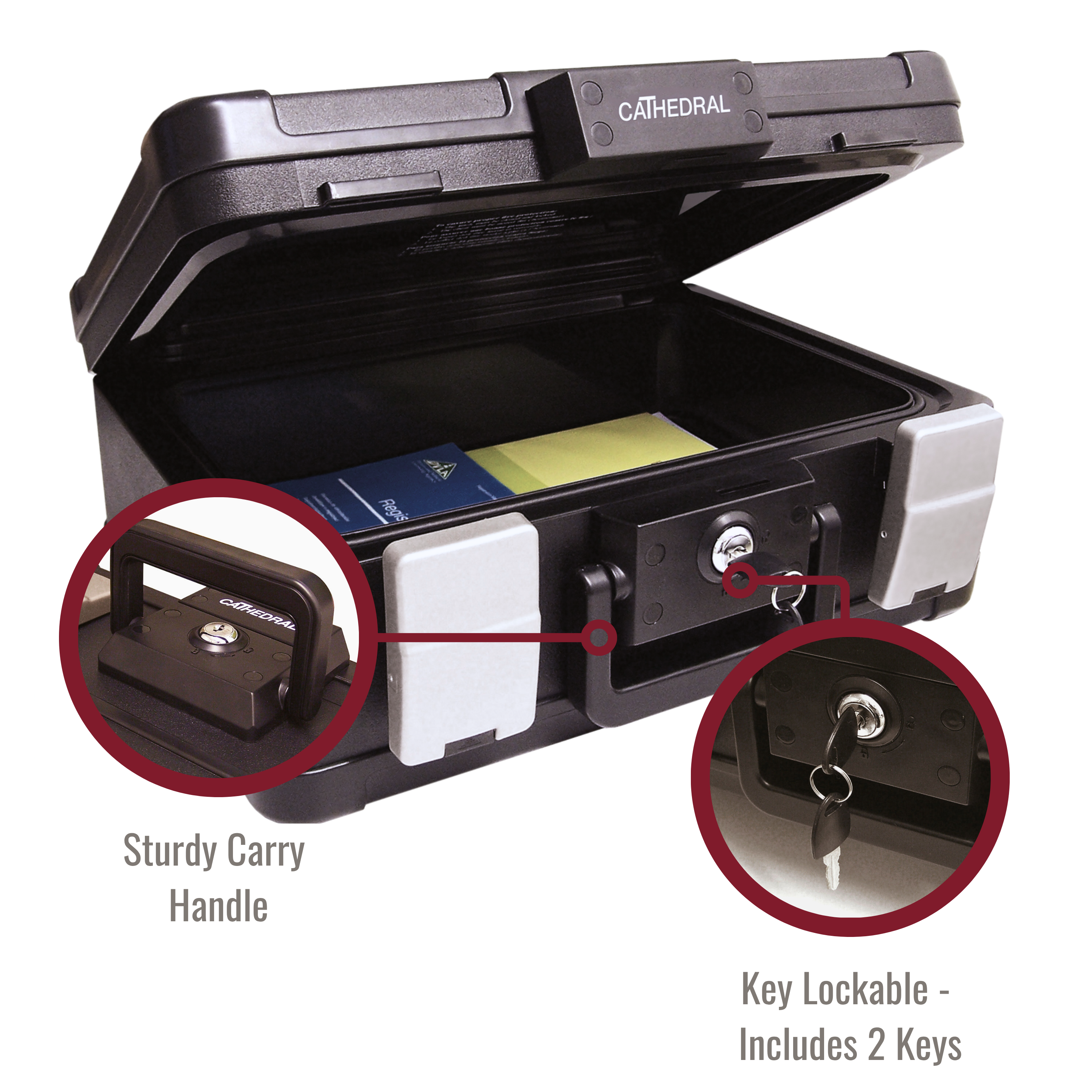 DSBA4 UL Certified Lockable A4 Fire & Waterproof Security Chest