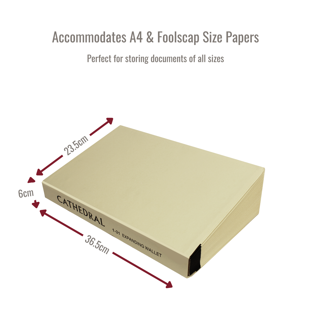 31 Pocket Manila Expanding File With Numbered Tabs 1-31