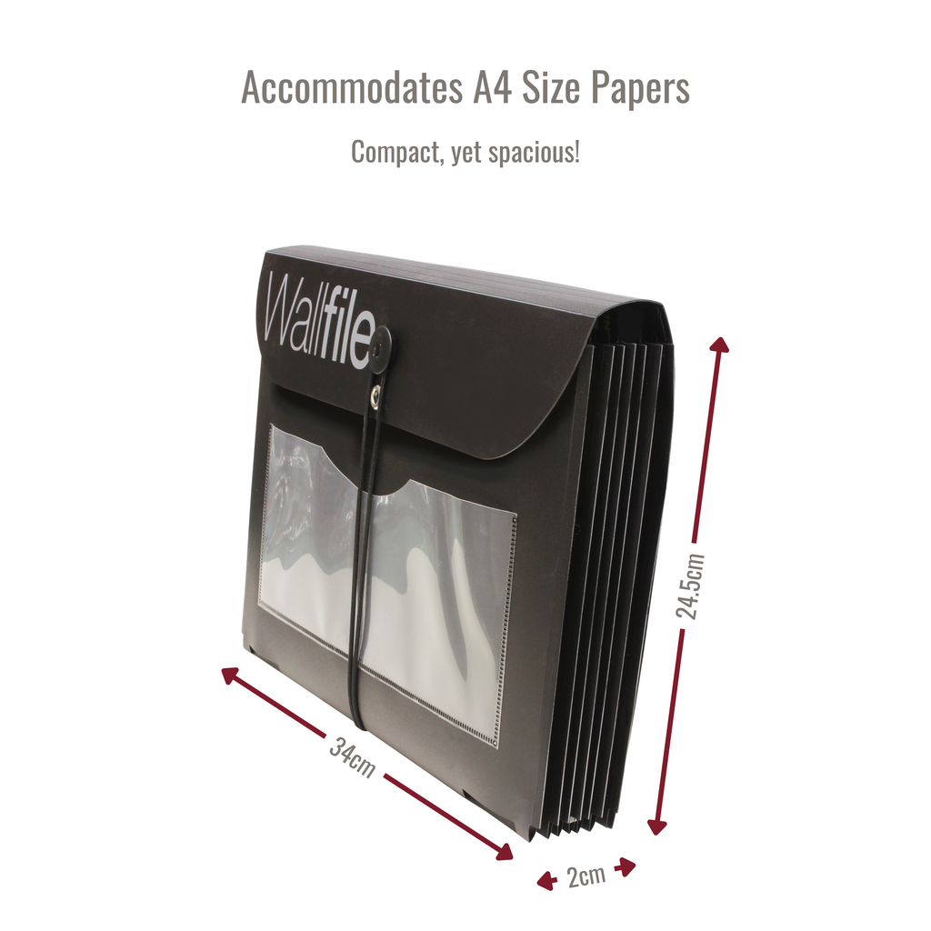 7 Pocket Expandable Wall File and Portable Organizer