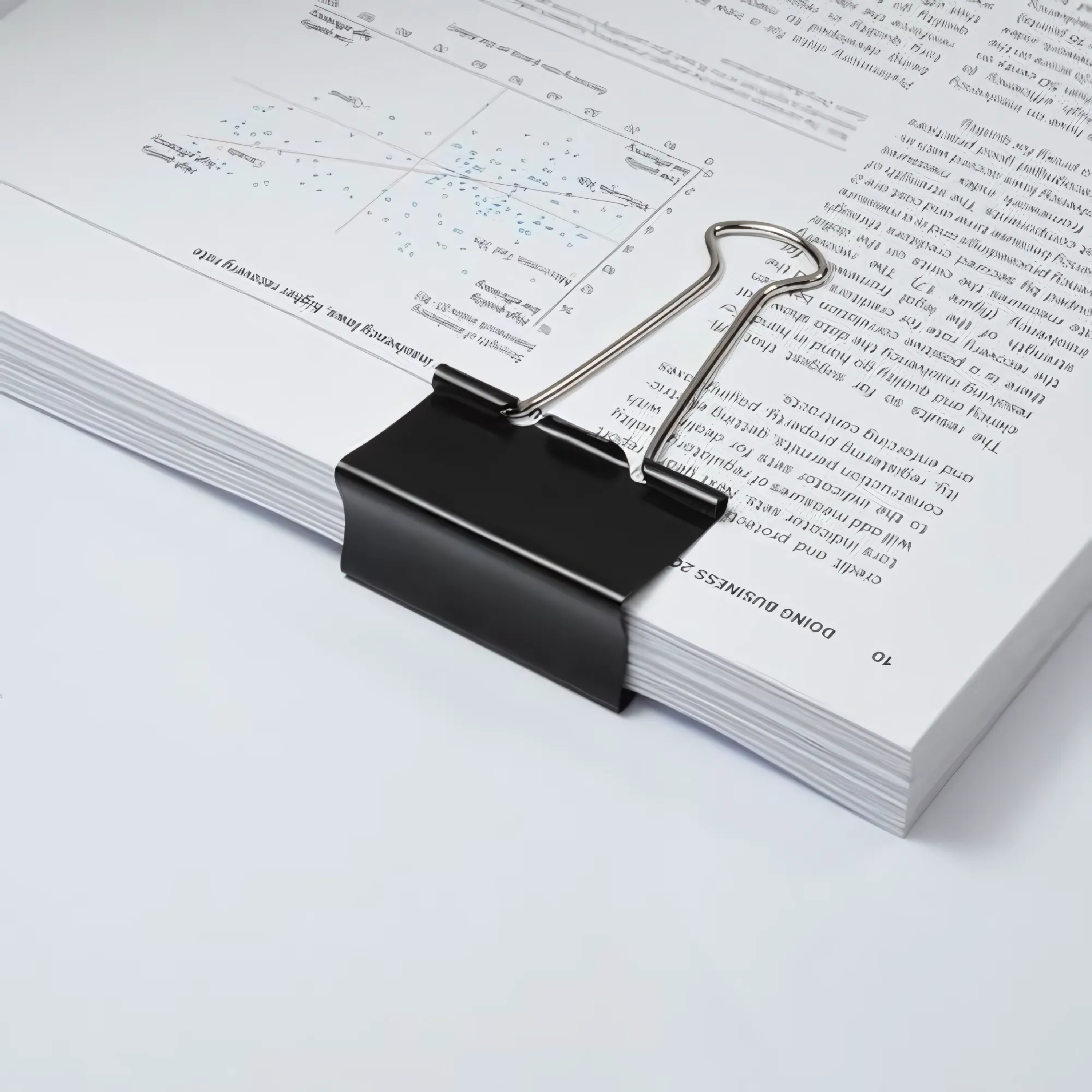 Black Foldback Clips