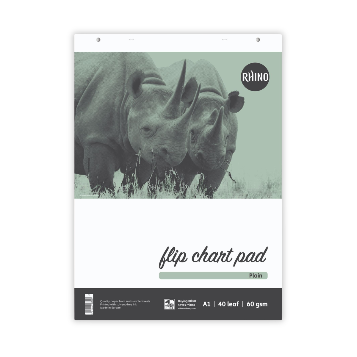 FlipChart Pad A1 (800 x 580) 40 Leaf Plain -  Pack of 5