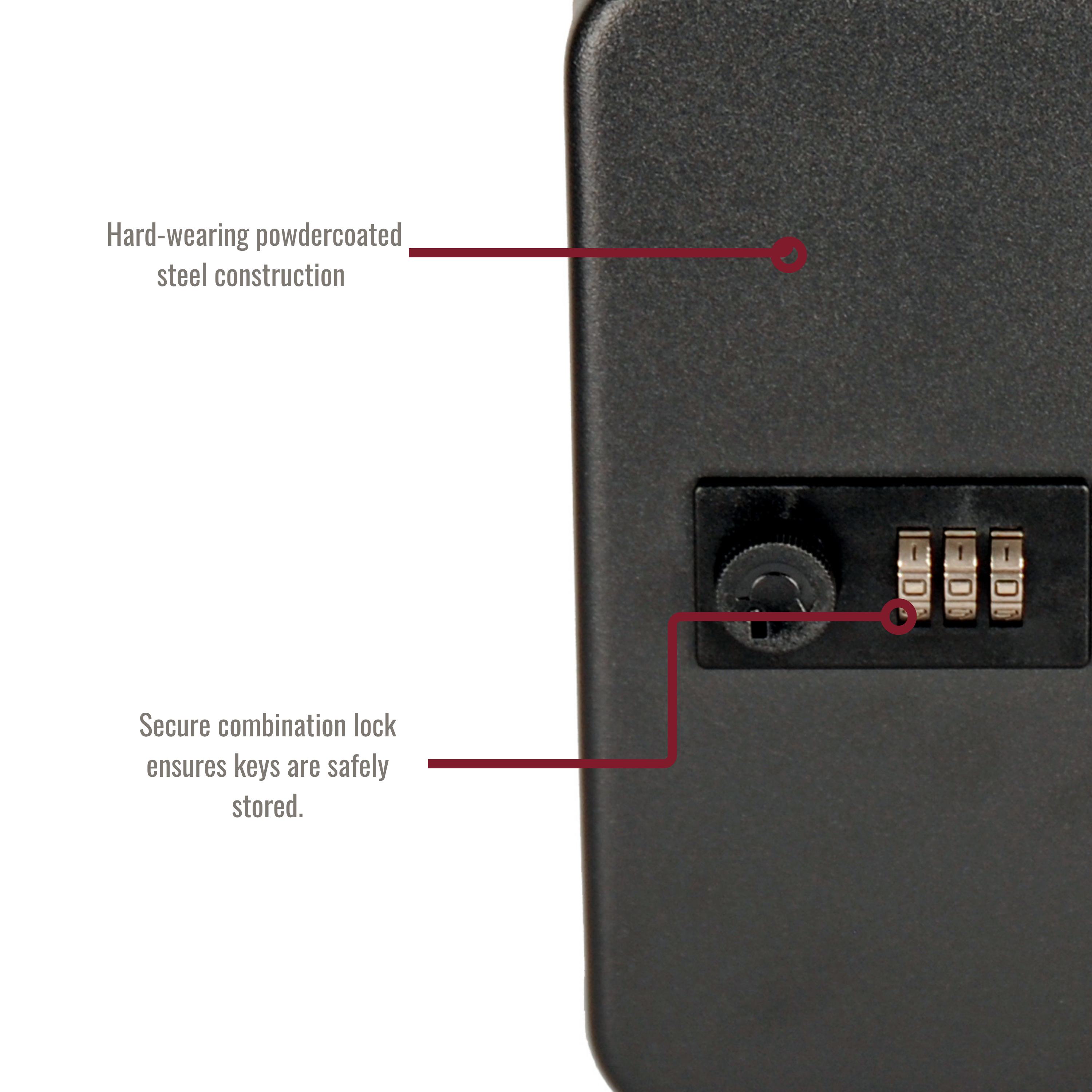20-Key Capacity Combination Lock Key Cabinet