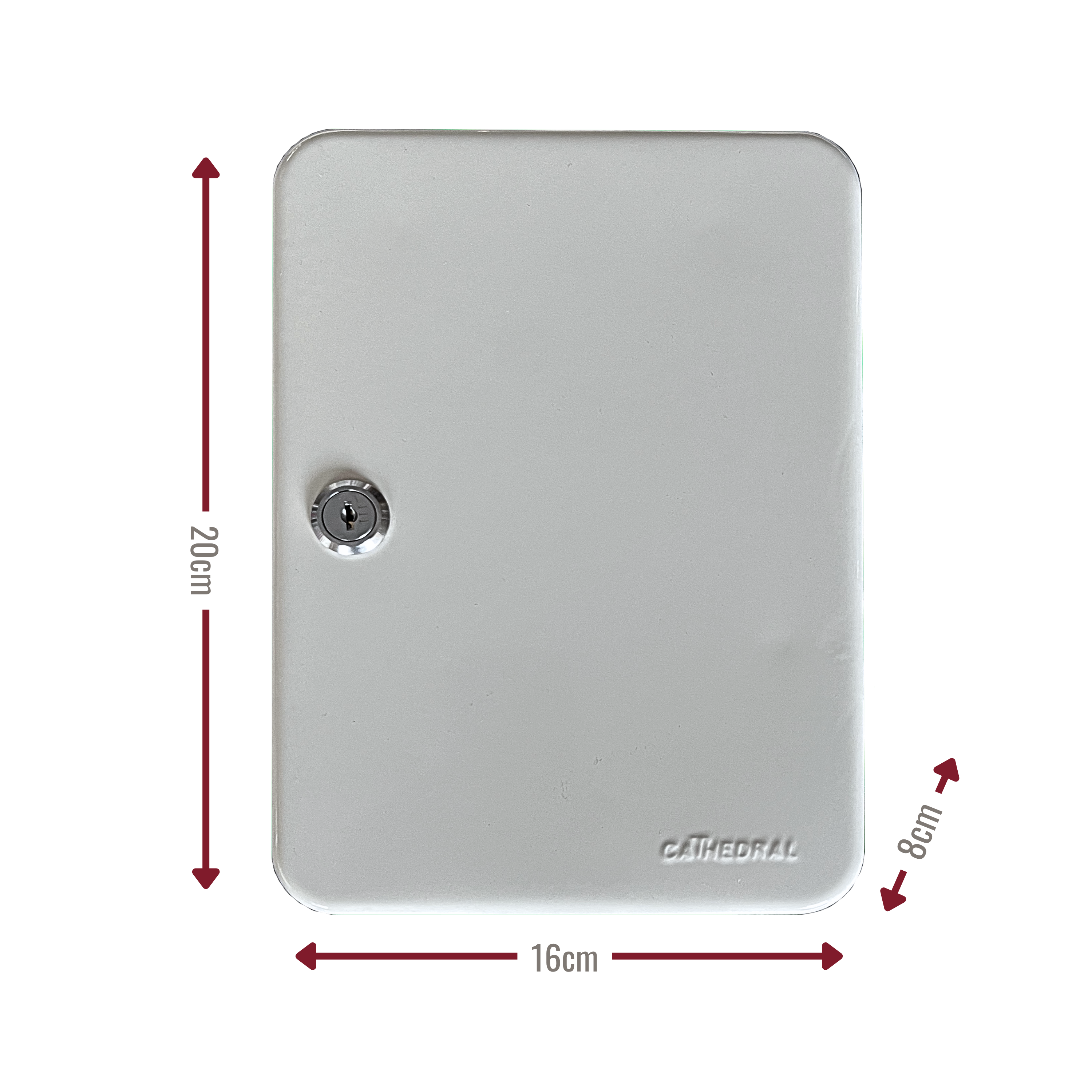 20 Key Capacity Lockable & Wall Mountable Key Cabinet