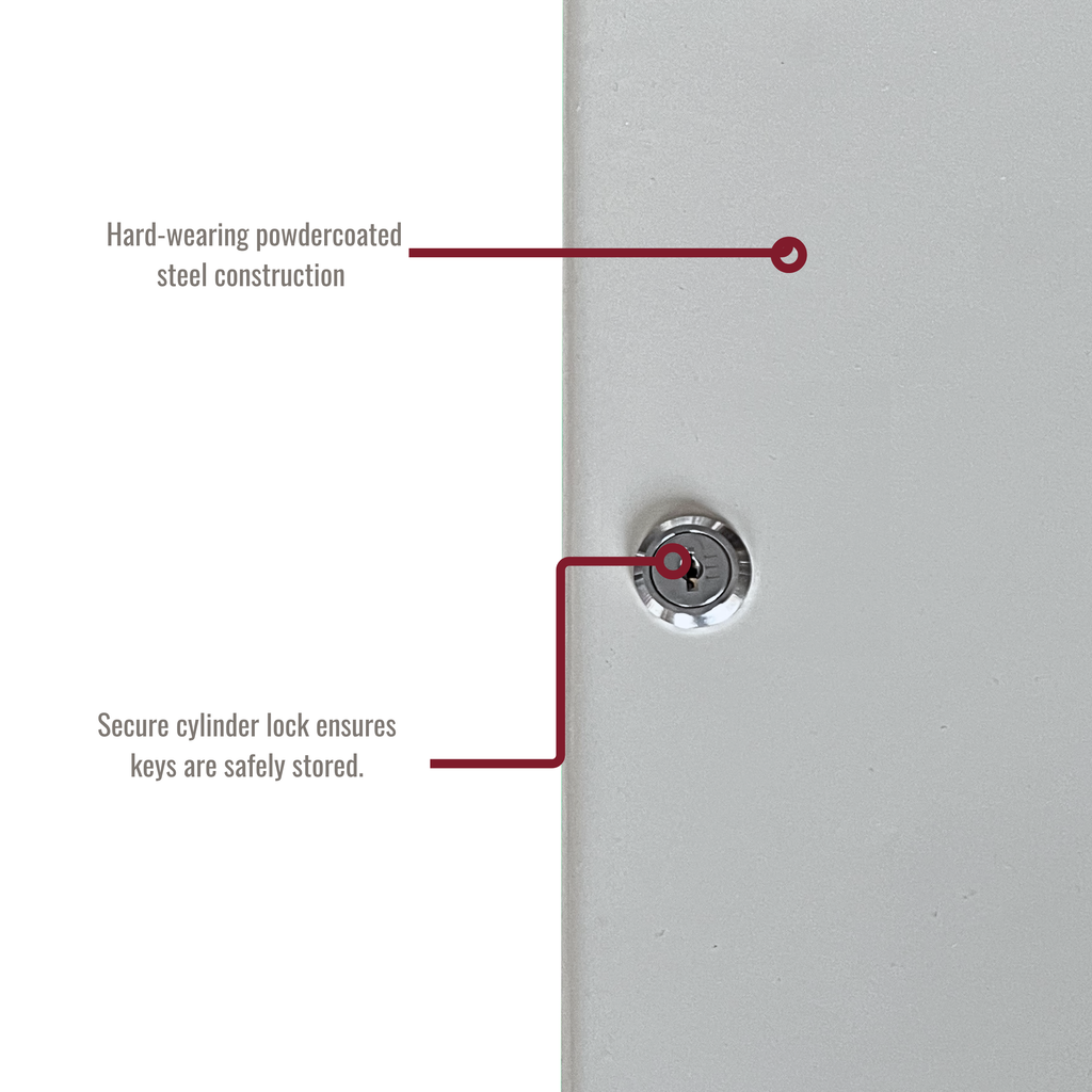 48 Key Capacity Lockable & Wall Mountable Key Cabinet