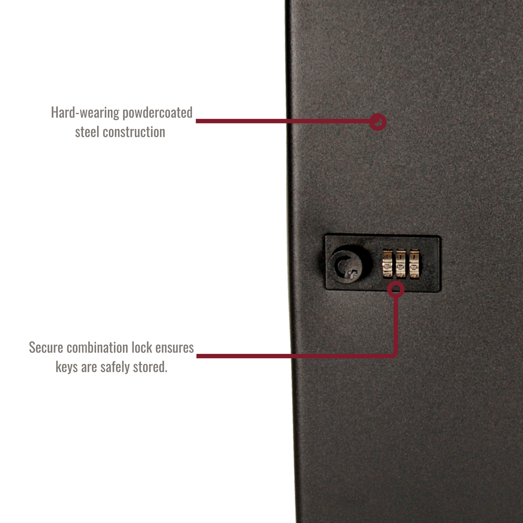 Secure 60-Key Capacity Combination Lock Key Cabinet