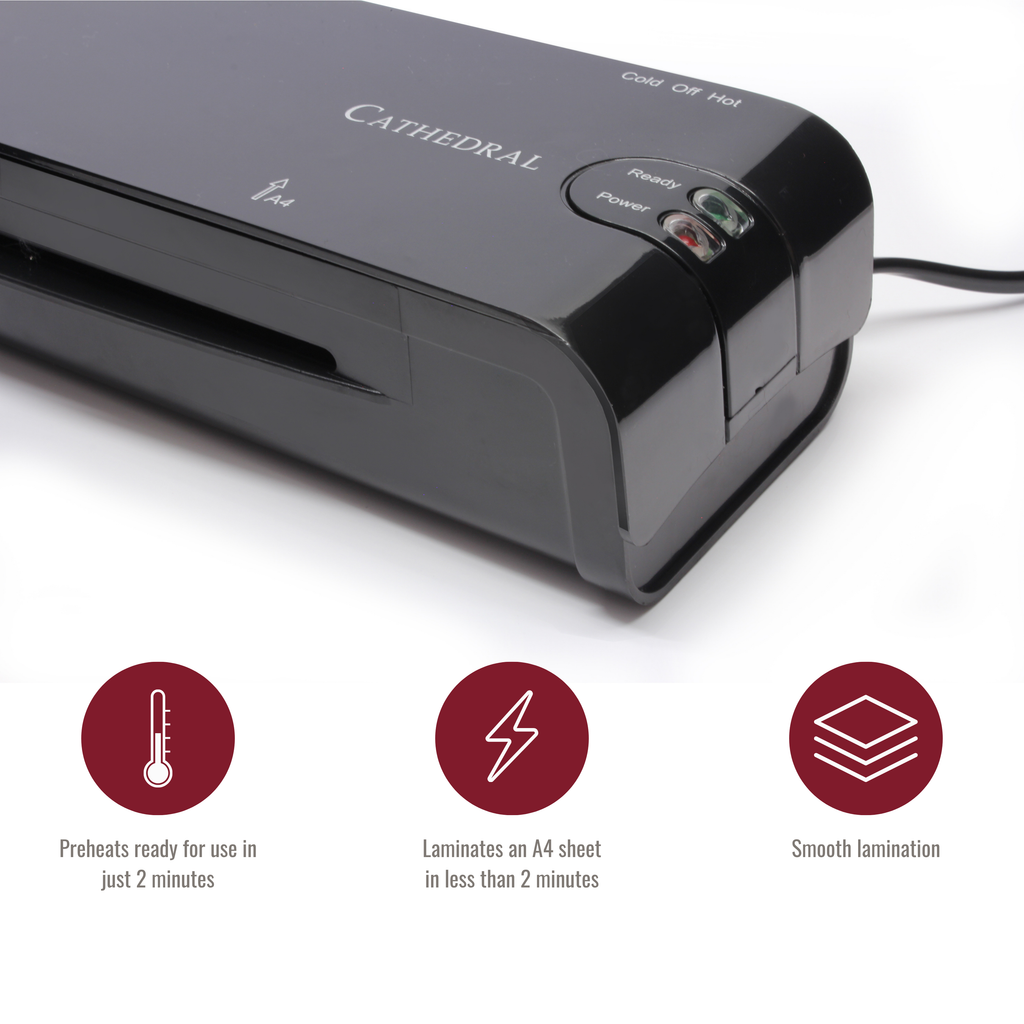 A4 Laminator - With Fast Warm Up & Jam Release
