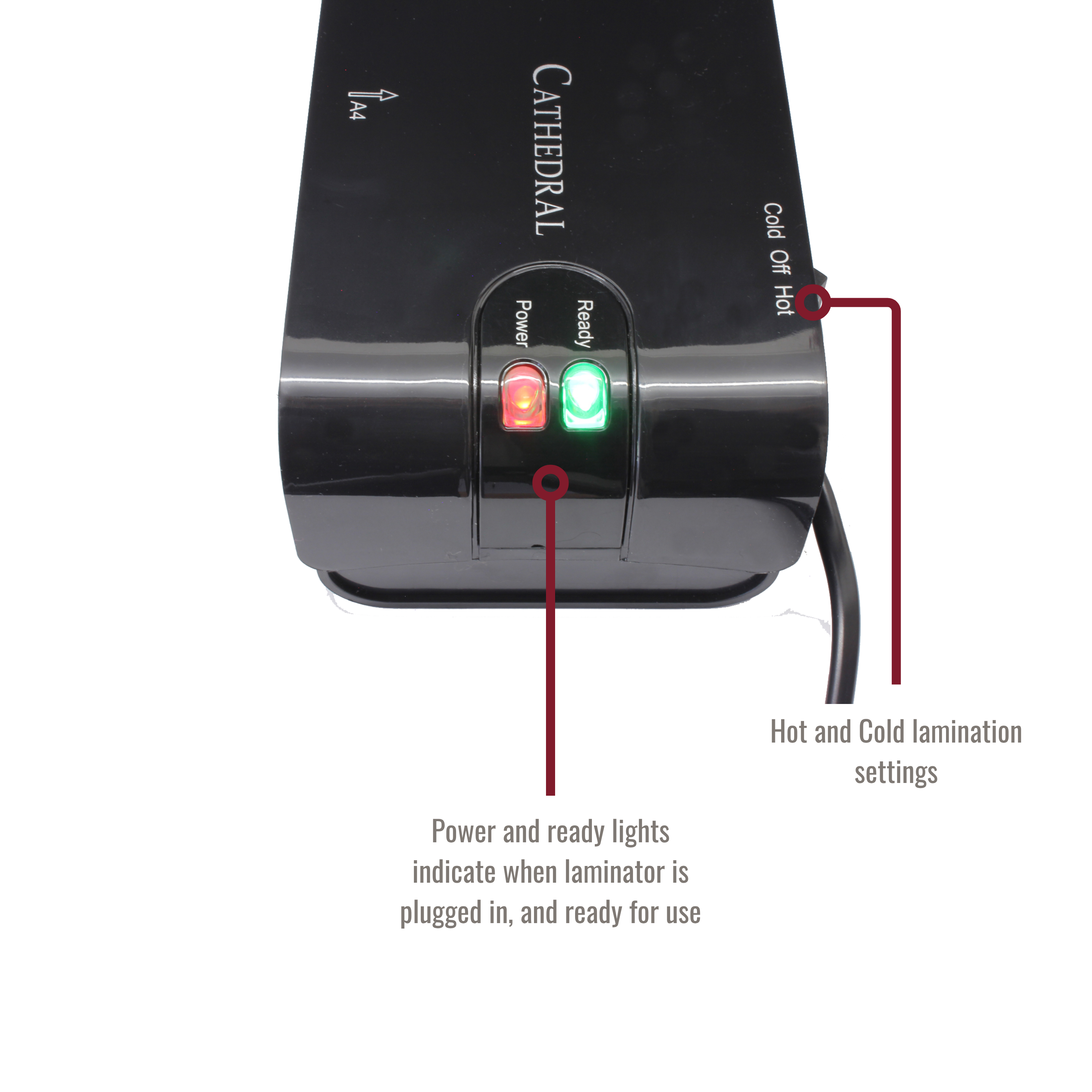 A4 Laminator - With Fast Warm Up & Jam Release