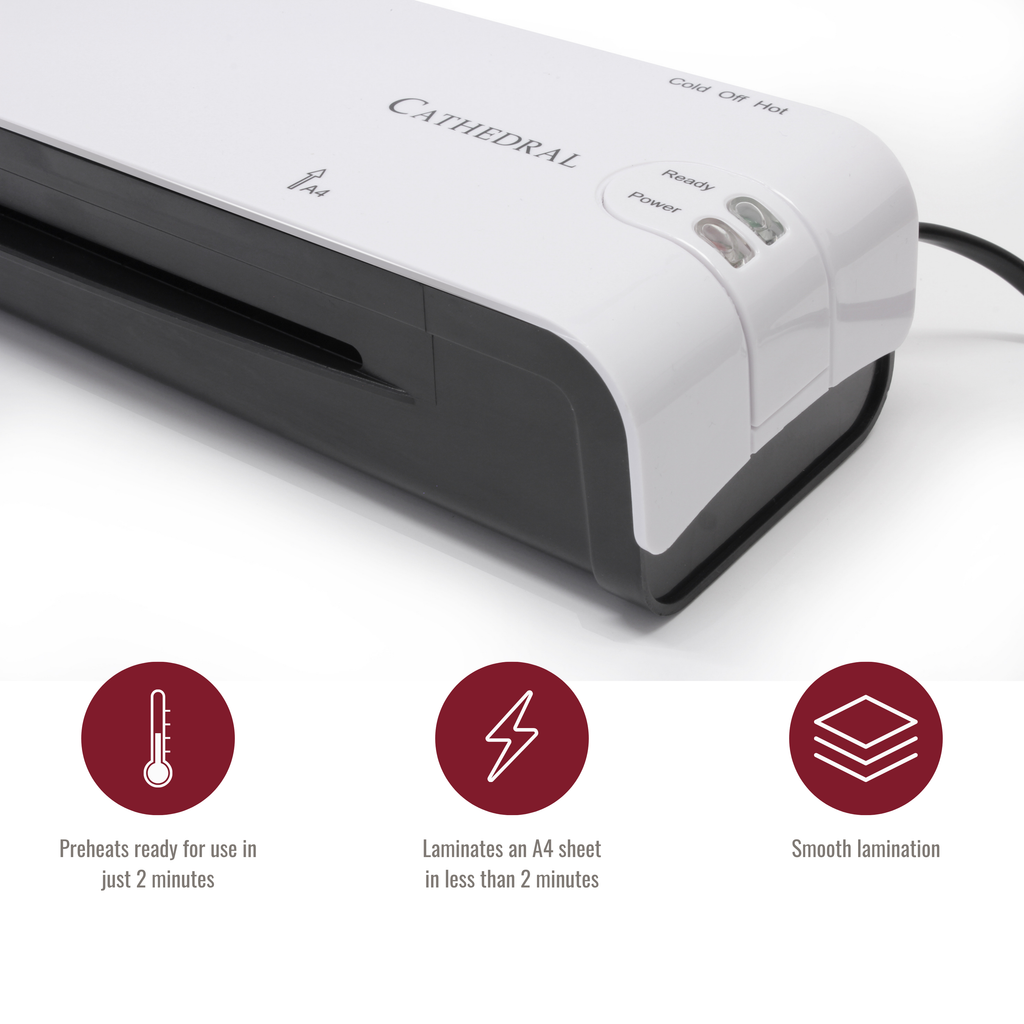 A4 Laminator - With Fast Warm Up & Jam Release