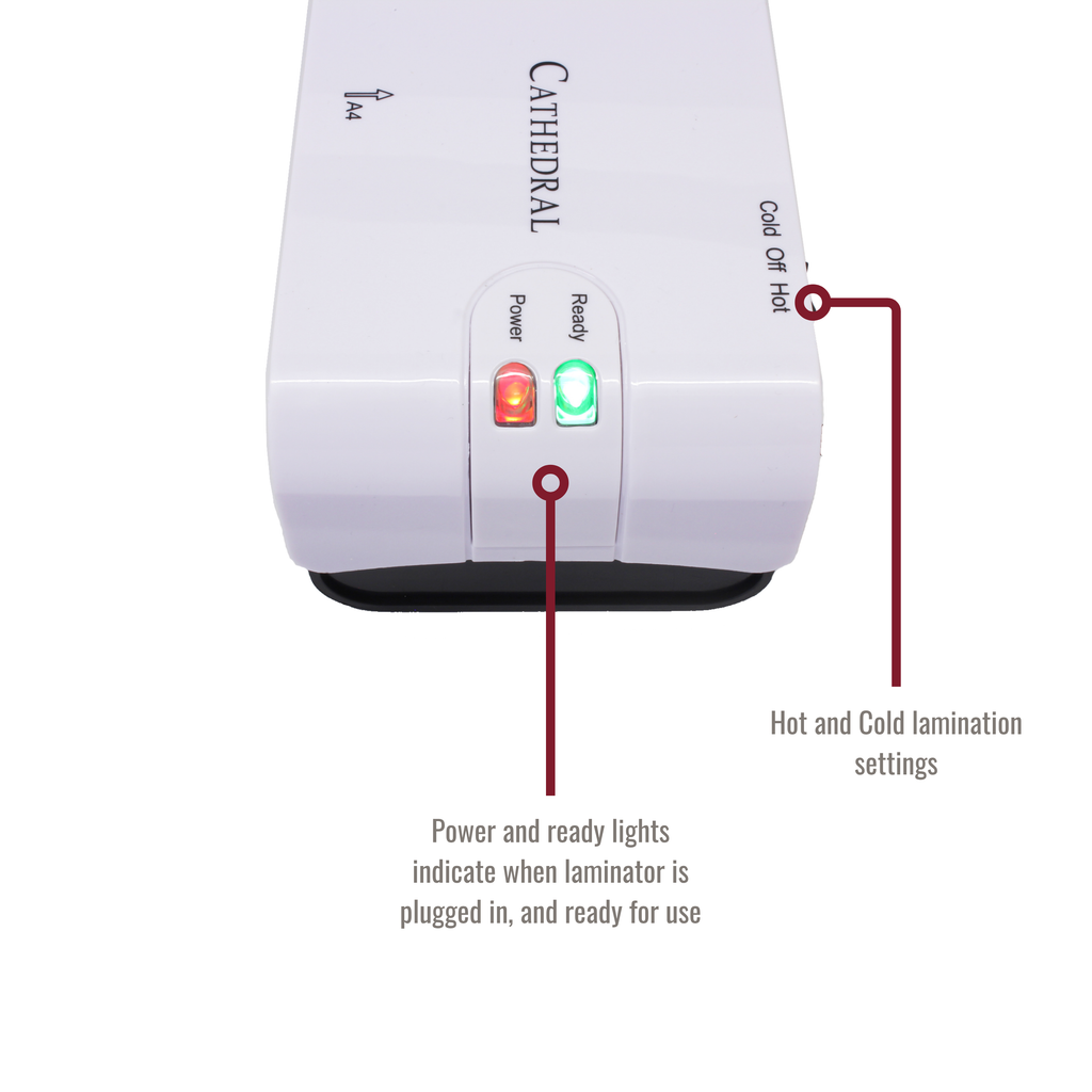 A4 Laminator - With Fast Warm Up & Jam Release