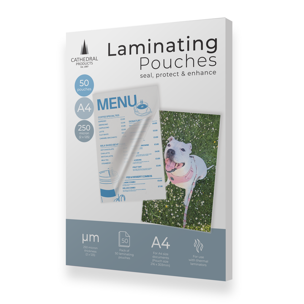 Cathedral Products A4 Laminating Pouches