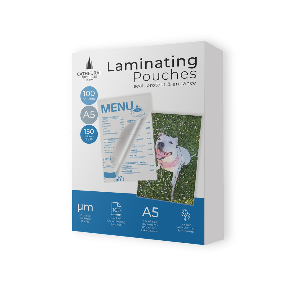 Cathedral Products A5 150 Micron Laminating Pouches