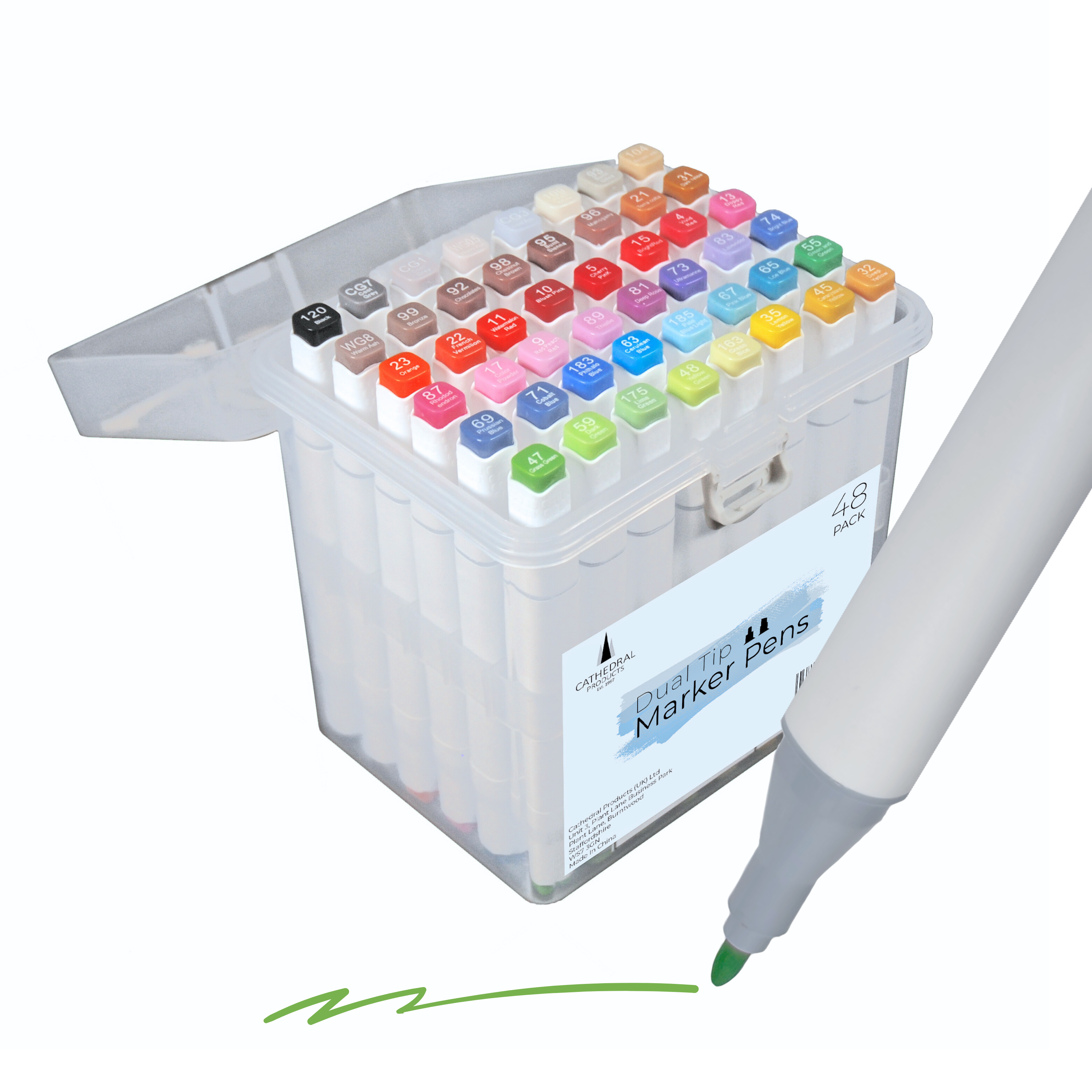 Dual Tip Art Marker Pens Set