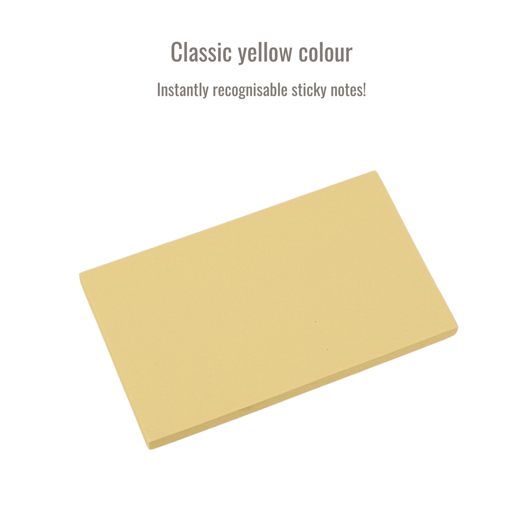 Repositionable Notes Yellow 76mm x 127mm - Packs of 12 or 24