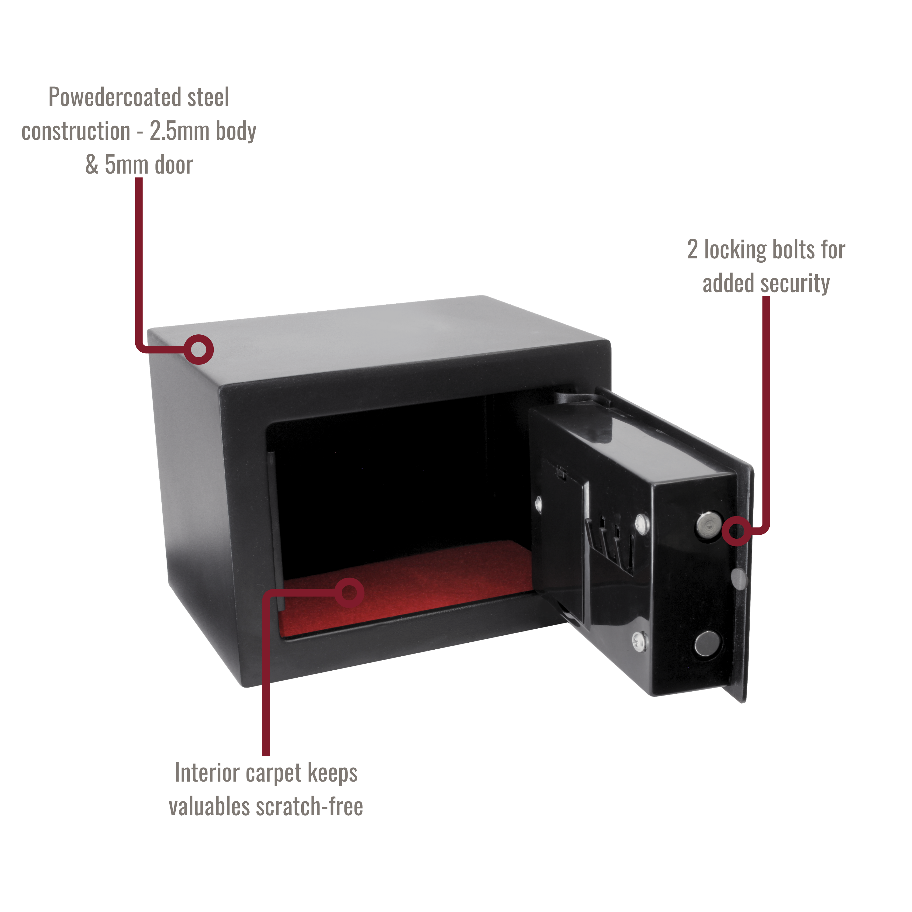 EA15 5 Litre Electronic Digital Safe with Manual Override