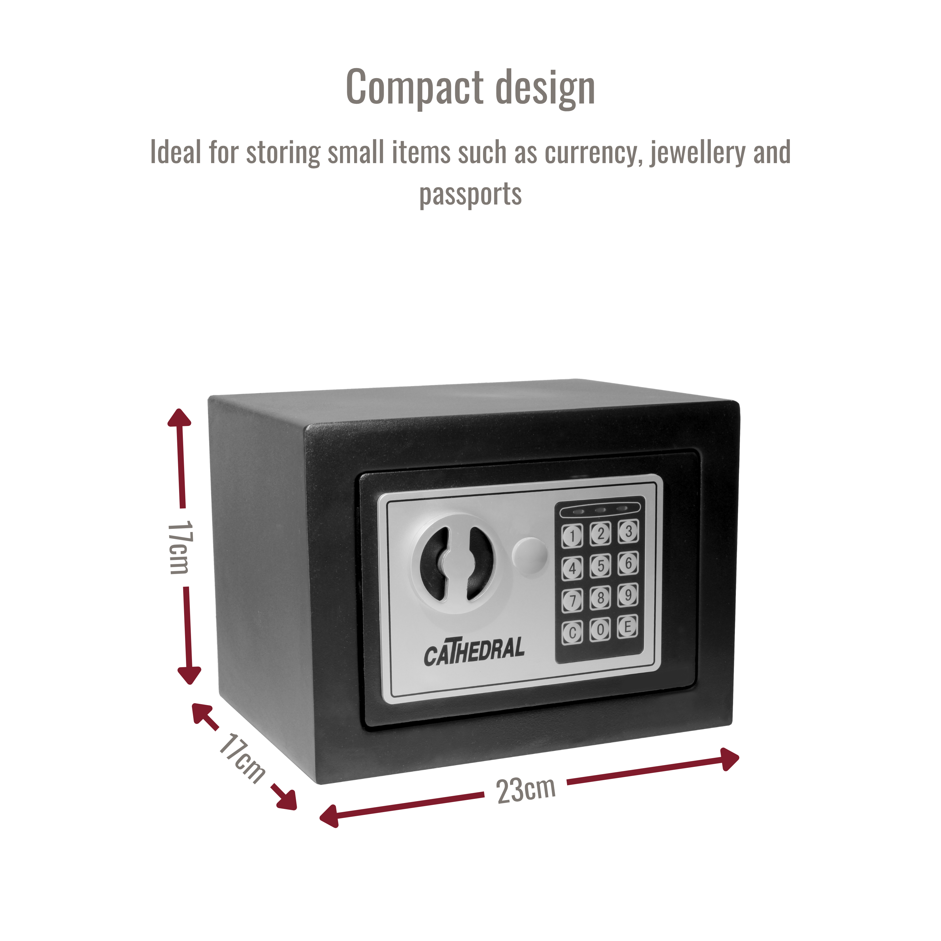 EA15 5 Litre Electronic Digital Safe with Manual Override