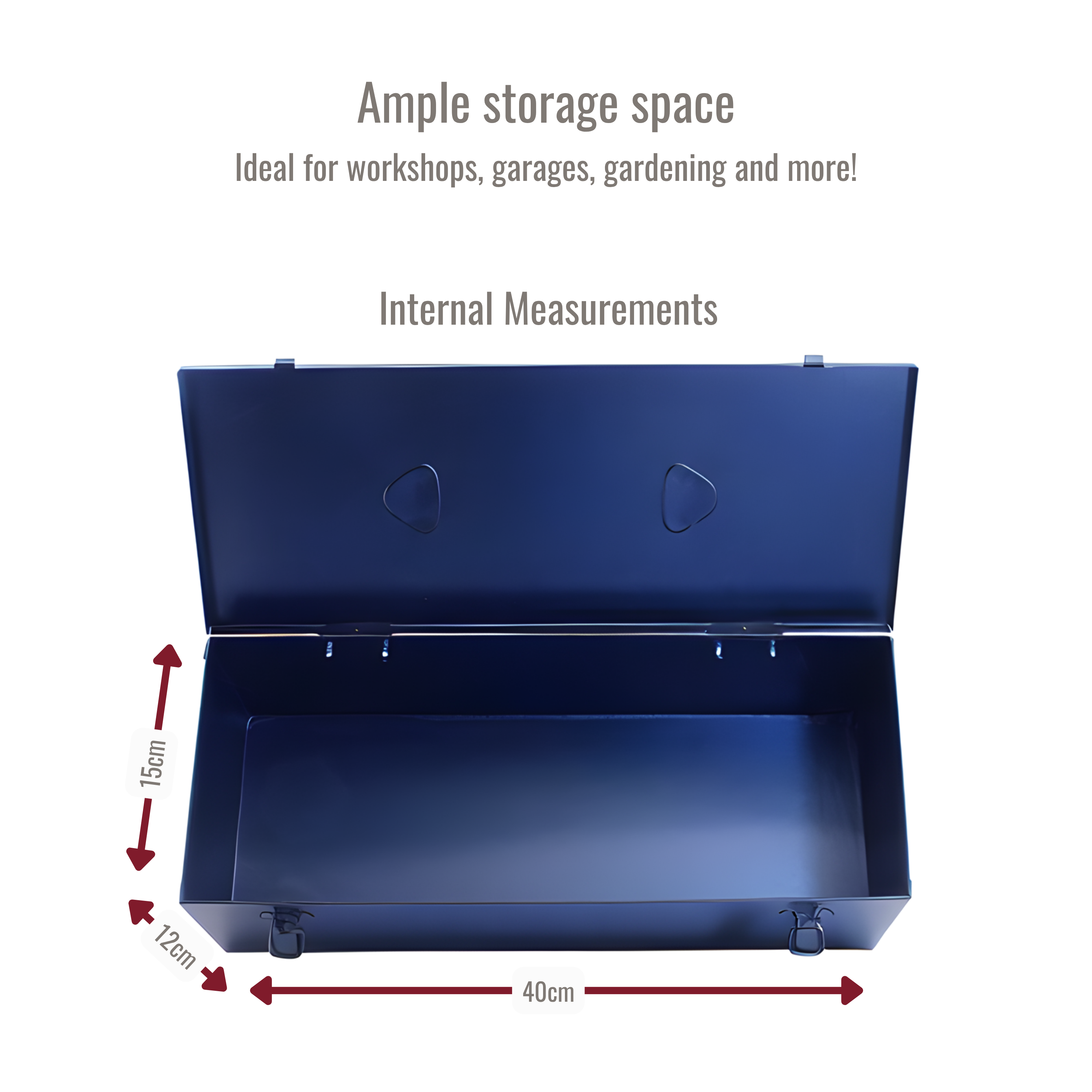 Multi Use Hobby & Tool Box with Double Toggle Closure