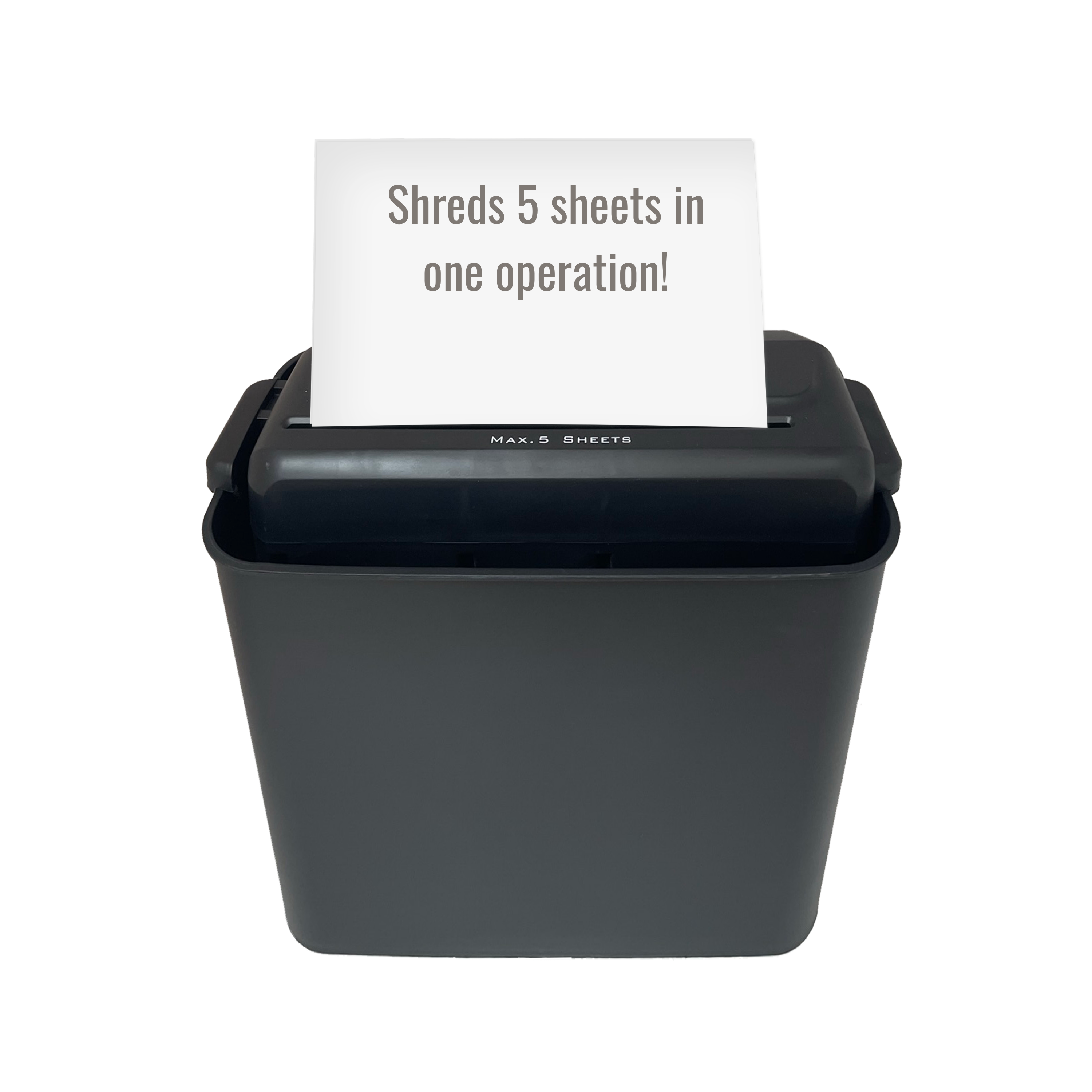 5 Sheet Strip Cut Shredder with 8.5 Litre Bin