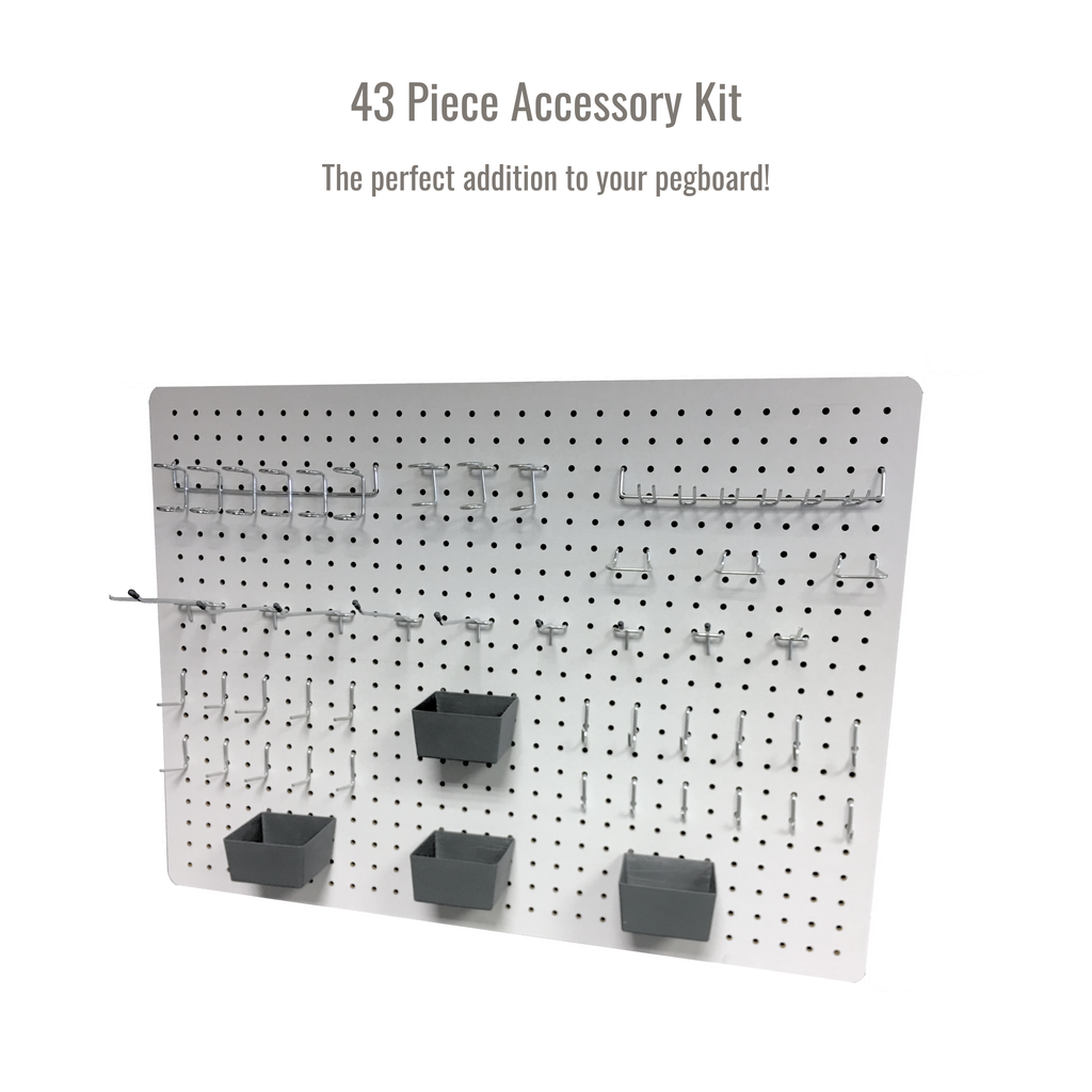 43 Piece Pegboard Accessory Pack
