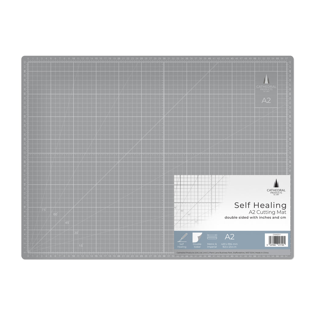 A3 Grey Double-Sided Self-Healing Cutting Mat (420 × 300 mm)