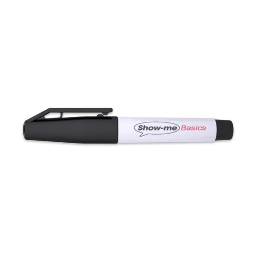 Mini Whiteboard Pens - Black Ink - Fine Tip - Pack of 30