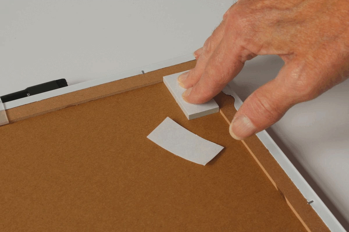Easy Fix Frameless Dry Erase Board - 15 x 35cm
